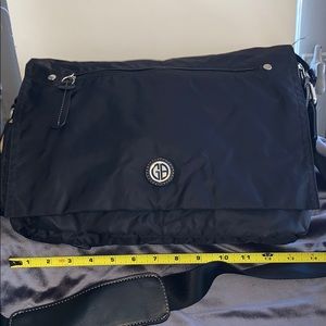 Giani Bernini tote satchel in black nylon like new